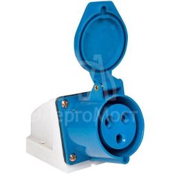 Розетка наружн. уст. 16А 220В 2P+PE IP44 (113) EKF ps-113-16-220