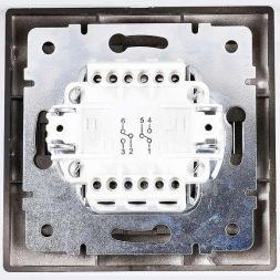 Рамка 2-м Мира вертикальная черн. бархат LEZARD 701-4200-152