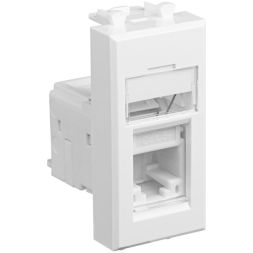 Розетка компьютерная 1мод. кат.5e RJ-45 Avanti "Белое облако" модульная DKC 4400461