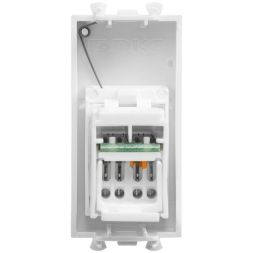 Розетка компьютерная 1мод. кат.5e RJ-45 Avanti "Белое облако" модульная DKC 4400461
