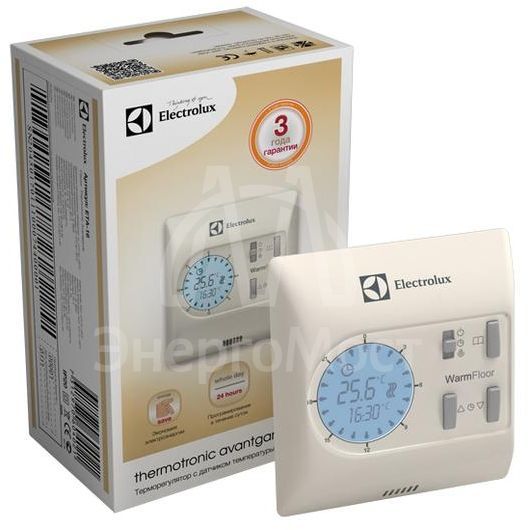 Термостат программируемый Basic ETA-16 16А датчик пола; датчик воздуха Electrolux НС-1017322