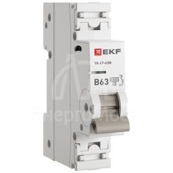 Выключатель автоматический 1п B 63А 4.5кА ВА 47-63N PROxima EKF M634163B
