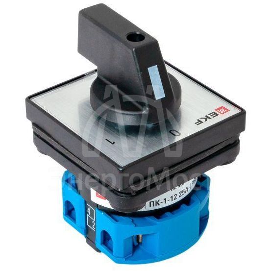 Переключатель кулачковый ПК-1-12 2п 25А &amp;quot;0-1&amp;quot; IP65 EKF pk-1-12-25-65