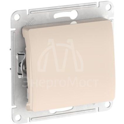 Выключатель 1-кл. Glossa (сх. 1) 10AX быстрозажим. клем. механизм беж. SE GSL000211S