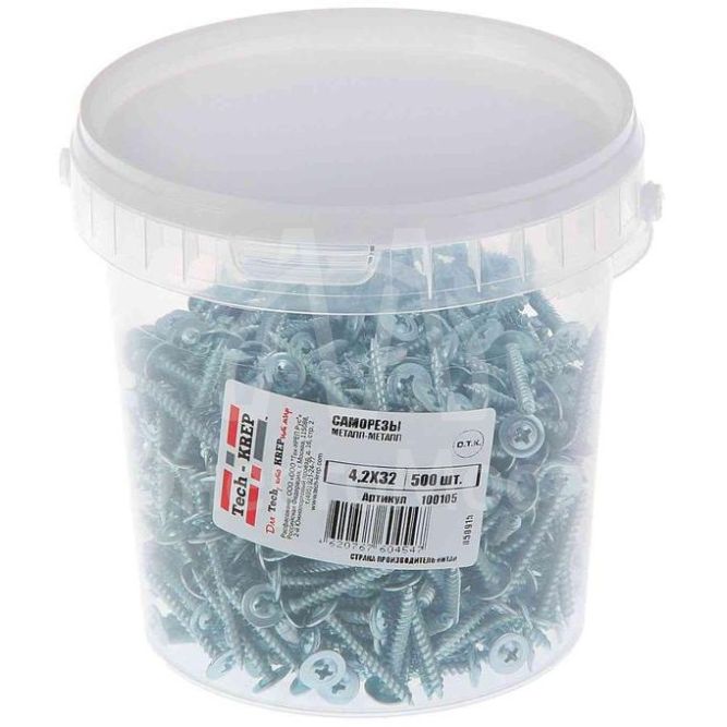Саморез ШСММ 4.2х32 (уп.500шт) Tech-KREP 100105