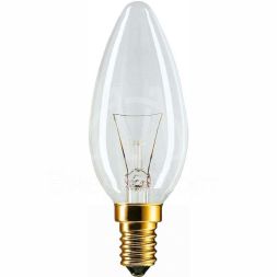 Лампа накаливания Stan 40Вт E14 230В B35 CL 1CT/10X10 Philips 926000006814