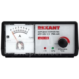 Устройство зарядное автоматическое 0.4-7А (PWS-265) для восстан. работоспособн. автомобил. АКБ с разрядом REXANT 80-2036