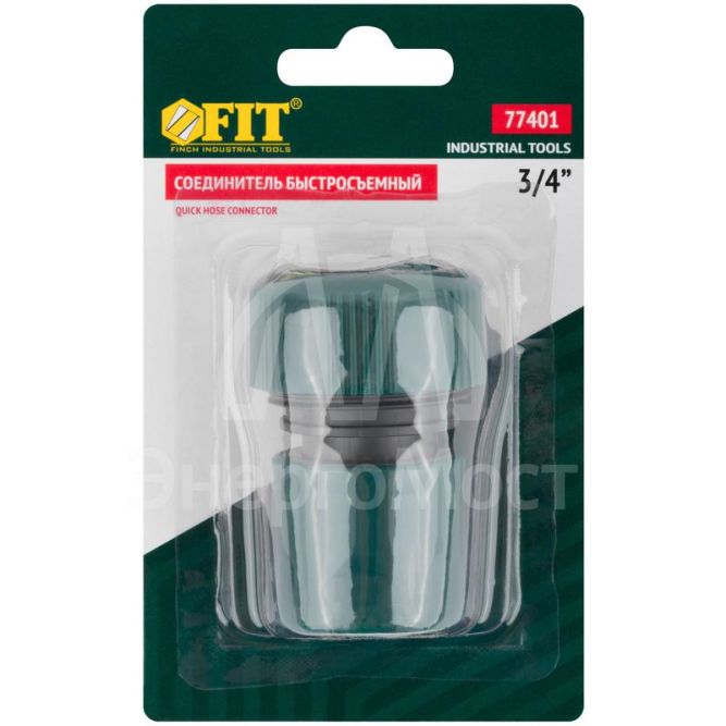 Соединитель пластиковый 3/4дюйм FIT 77401