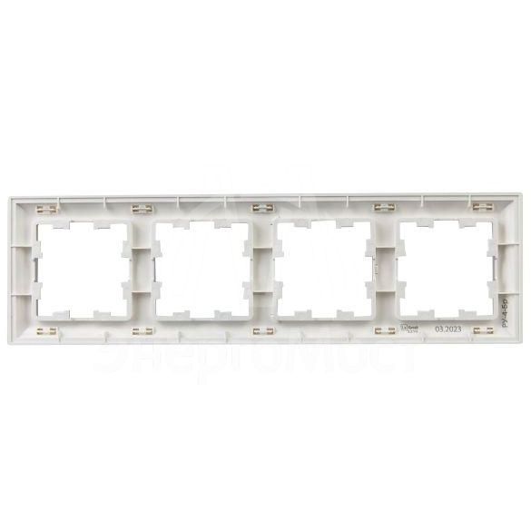 Рамка 4-м BRITE РУ-4-Бр алюм./алюм. IEK BR-M42-12-K47