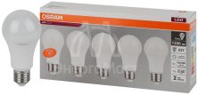Лампа светодиодная LED Value LVCLA125 15SW/865 230В E27 2х5 RU (уп.5шт) OSRAM 4058075577862