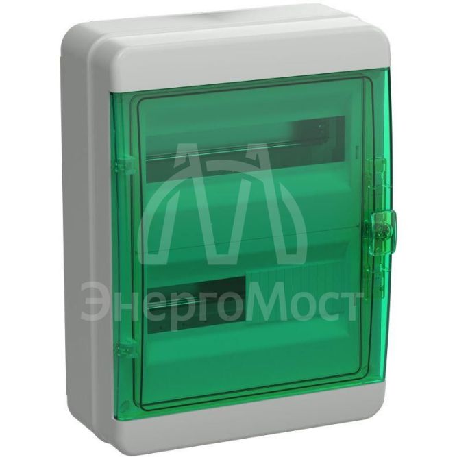 Корпус пластиковый КМПн-24 IP65 зел. прозр. дверь TEKFOR IEK TF5-KP72-N-24-65-K03-K06