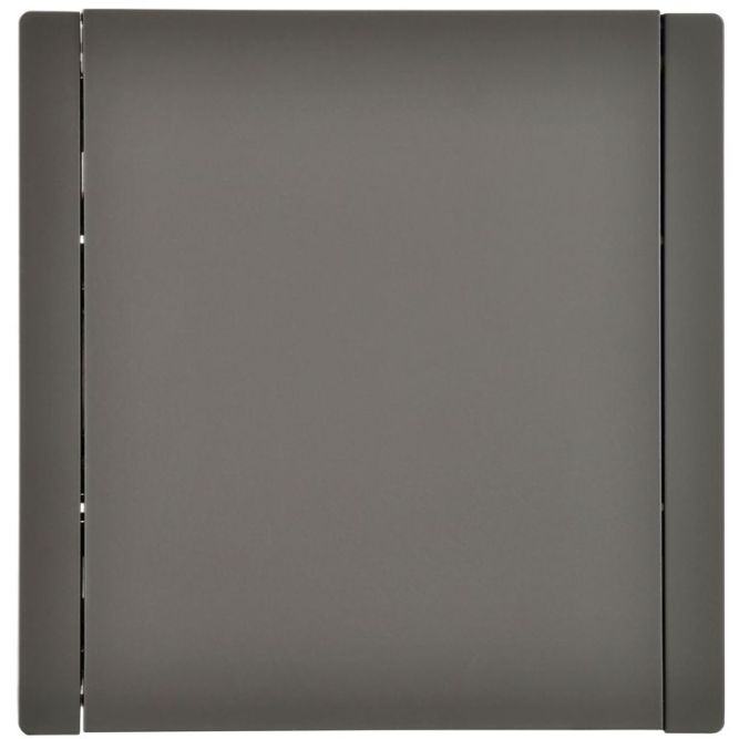 Розетка СП FORTE&amp;amp;PIANO 16А IP44 FP321 с заземл. защ. шторки с крышкой винт. крепл. сер. IEK FP-R16-16-44-K03