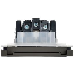Розетка СП FORTE&amp;amp;PIANO 16А IP44 FP321 с заземл. защ. шторки с крышкой винт. крепл. сер. IEK FP-R16-16-44-K03
