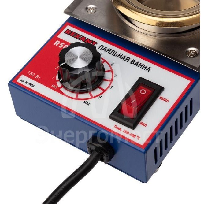 Ванна паяльная модель R50 150Вт d50мм 200-480град.С Rexant 09-9030