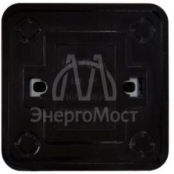 Выключатель 1-кл. ОП Олимп 10А IP20 черн. Universal 2209