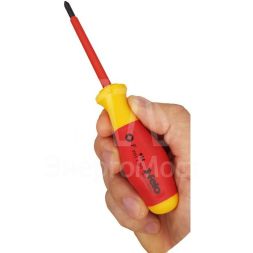 Отвертка диэлектрическая крестовая PH1х80 Felo 91410290