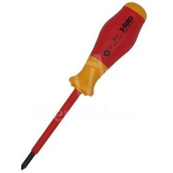 Отвертка диэлектрическая крестовая PH1х80 Felo 91410290