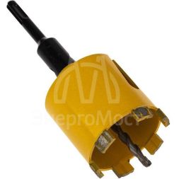 Коронка алмазная по бетону 72мм L=90мм М16 сегмент 10мм Kranz KR-90-0165