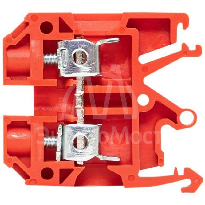 Колодка клеммная JXB-2.5/35 (25а) крас. EKF plc-jxb-2.5/35r