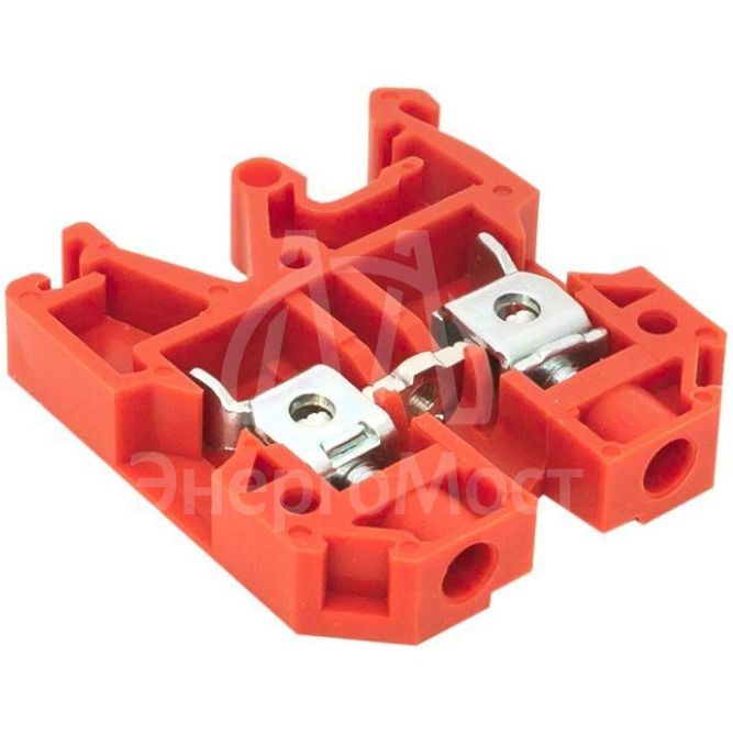 Колодка клеммная JXB-2.5/35 (25а) крас. EKF plc-jxb-2.5/35r
