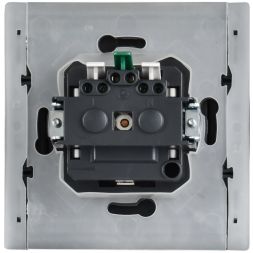 Розетка 1-м СП FORTE&amp;PIANO FP221M 16А IP44 с заземл. защ. шторки с крышкой винтовое крепление бел. IEK FP-R16-16-44-M-K01