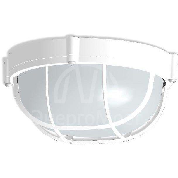 Светильник НПП 03-60-014 &amp;quot;Банник&amp;quot; 1302 круг малый 1х60Вт E27 IP65 корпус с решеткой бел. Элетех 1005500936