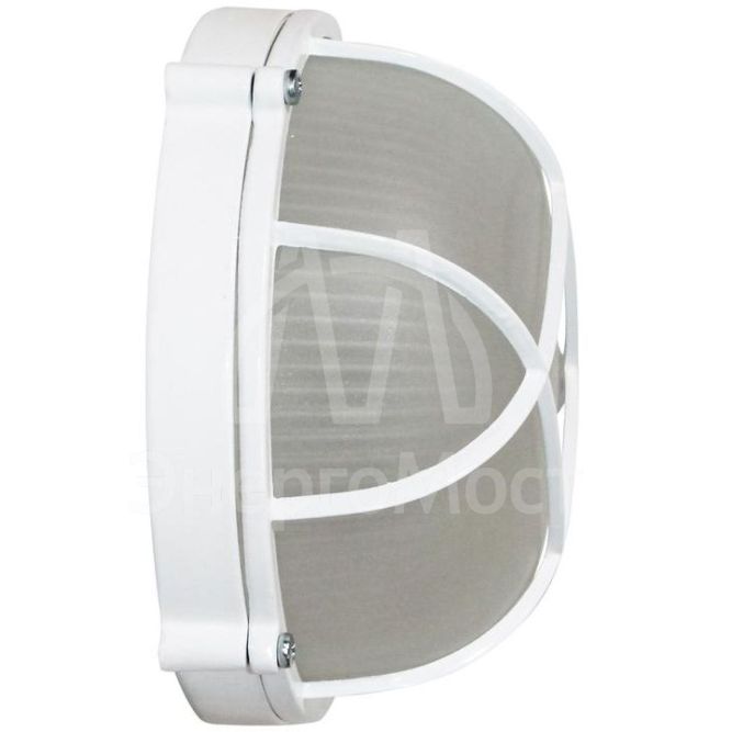 Светильник НПП 03-60-014 &amp;quot;Банник&amp;quot; 1302 круг малый 1х60Вт E27 IP65 корпус с решеткой бел. Элетех 1005500936