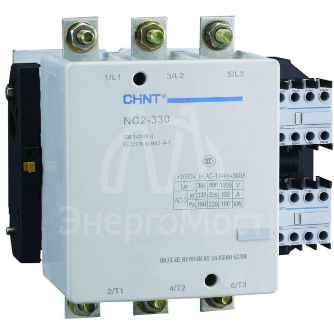 Контактор NC2-330 330А 230В/АС3 50Гц (R) CHINT 236058