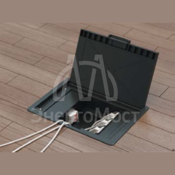 Лючок RAL 9005 напол. 12 мод. черн. DKC 88012