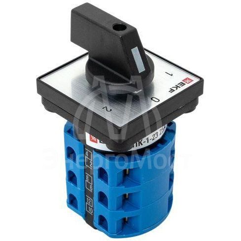 Переключатель кулачковый ПК-1-23 3П 25А &amp;quot;1-0-2&amp;quot; EKF pk-1-23-25