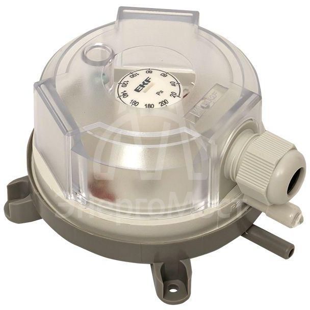 Реле перепада давления RVG-10-200 (200Па) EKF RVG-10-200