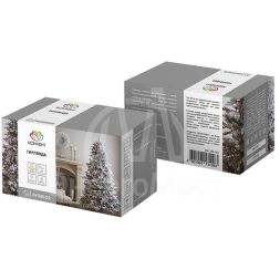 Гирлянда &amp;quot;Твинкл Лайт&amp;quot; 4м 25LED тепл. бел. провод прозр. Neon-Night 303-166