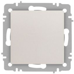 Переключатель 1-кл. СП Accent 6-103-06 10А IP20 250В AL/CU перламутр. Intro Б0063432