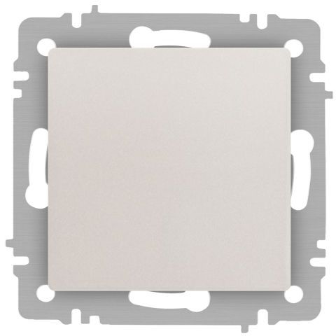 Переключатель 1-кл. СП Accent 6-103-06 10А IP20 250В AL/CU перламутр. Intro Б0063432
