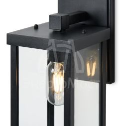 Светильник Domi 1х40Вт E27 IP44 бра настен. Voltega VGL7219WL-01B8