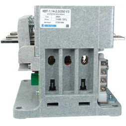 Контактор вакуумный КВТ-1.14-2.5/250-3 У3 3п 250А кат. 220В AC 4НО+3НЗ IP00 без реле Электротехник ET557368