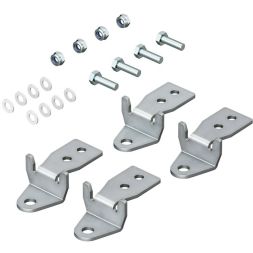 Кронштейн для настенного крепления с удлиненными болтами и гайкой самофиксации для навесных и клеммных корпусов (уп.4 шт) DKC R5A56R