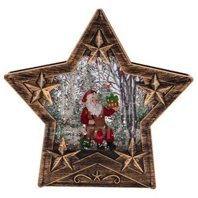 Светильник декоративный (фигура) &amp;quot;Звезда&amp;quot; с эффектом снегопада и подсветкой Neon-Night 501-182