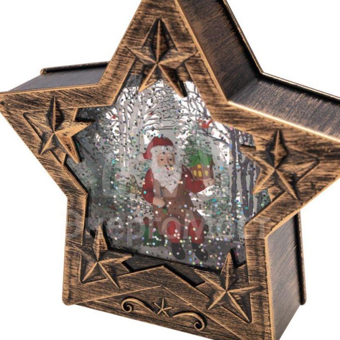 Светильник декоративный (фигура) &amp;quot;Звезда&amp;quot; с эффектом снегопада и подсветкой Neon-Night 501-182