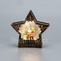 Светильник декоративный (фигура) &amp;quot;Звезда&amp;quot; с эффектом снегопада и подсветкой Neon-Night 501-182