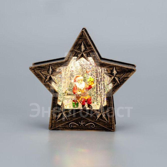 Светильник декоративный (фигура) &amp;quot;Звезда&amp;quot; с эффектом снегопада и подсветкой Neon-Night 501-182