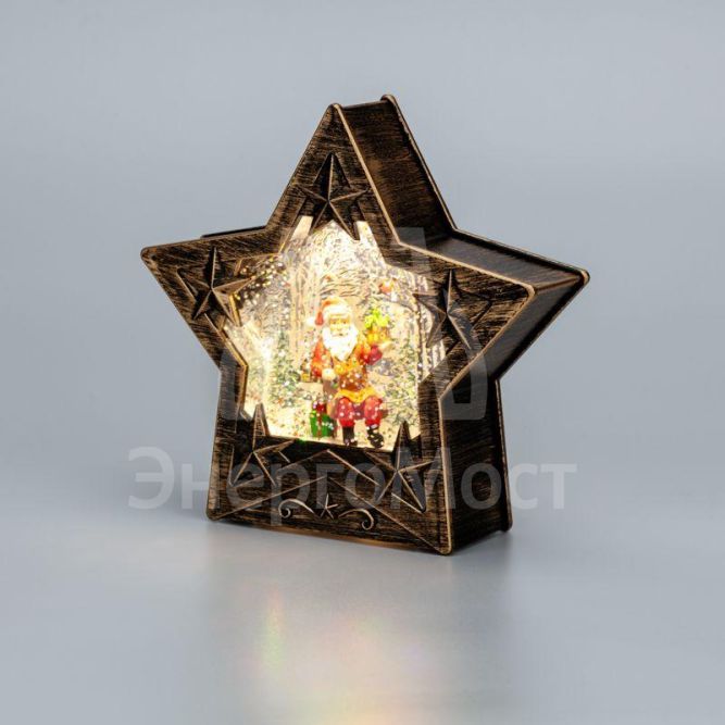 Светильник декоративный (фигура) &amp;quot;Звезда&amp;quot; с эффектом снегопада и подсветкой Neon-Night 501-182
