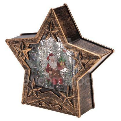 Светильник декоративный (фигура) &amp;quot;Звезда&amp;quot; с эффектом снегопада и подсветкой Neon-Night 501-182