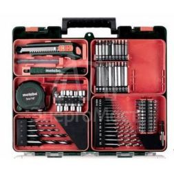 Винтоверт аккумуляторный BS 14.4 2х2.0Ач LiIon с набором оснастки Metabo 602206880