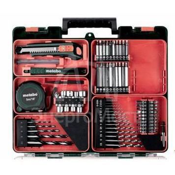 Винтоверт аккумуляторный BS 14.4 2х2.0Ач LiIon с набором оснастки Metabo 602206880