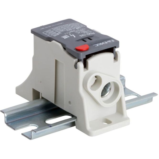 Блок распределительный винтовой зажим 1х35кв.мм 7х16кв.мм DKC POD-125