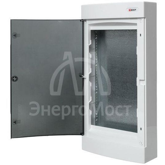 Щит слаботочный навесной &amp;quot;Unix&amp;quot; прозр. дверь 4 габарит увеличенный IP40 PROxima EKF ux-4m-n-xl