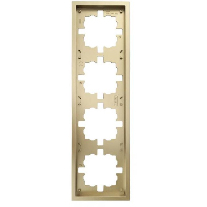 Рамка 4-мест. горизонт. ZIMA зол. LEZARD 704-3600-149