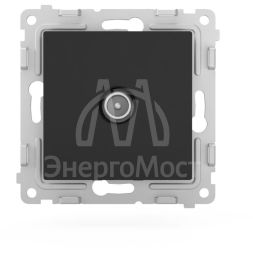 Розетка TV оконечная СП Pixel 1DB механизм карбон TOKOV ELECTRIC TKE-PX-A1O-C14