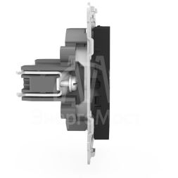 Розетка TV оконечная СП Pixel 1DB механизм карбон TOKOV ELECTRIC TKE-PX-A1O-C14